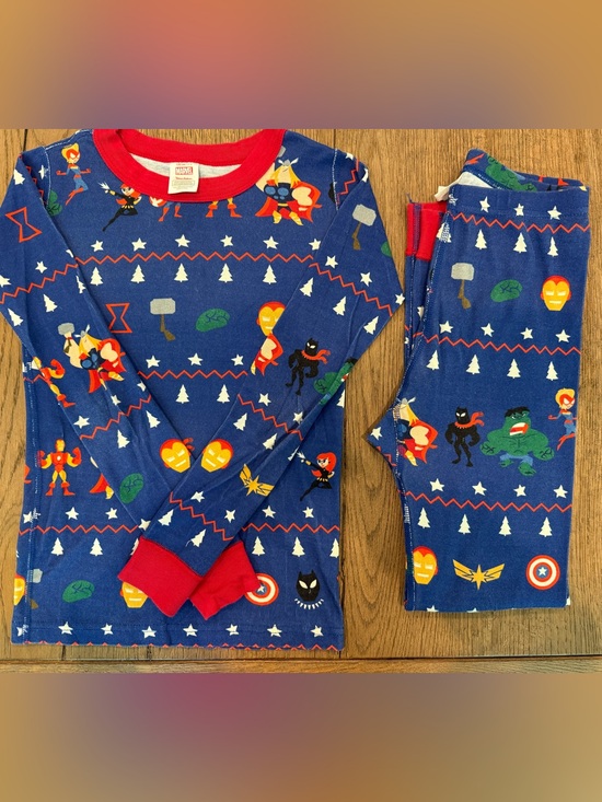 Hanna Andersson Other - Marvel Superhero Holiday Pajama Set Boys Size 8 Hanna Andersson